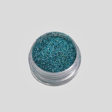 Блестки 3 гр+ баночка бирюзовые гологр. 0,2