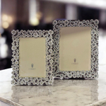 Рамка для фото 10х15 см Цветы платина S L'objet