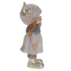 GAEM Фигурка декоративная "Мальчик/Девочка", L7,5 W5 H13 см, 2в.