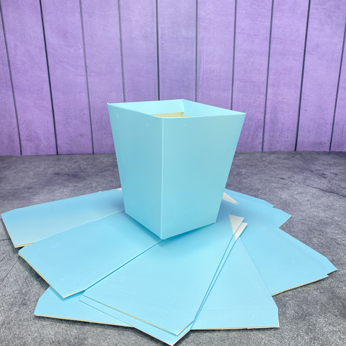 Коробка сборная "Плайм"Трапеция 10шт. Небесная