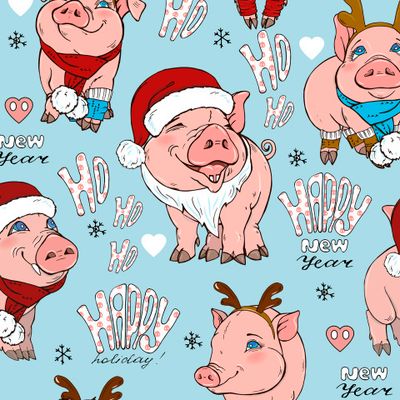 Новогодние свинки