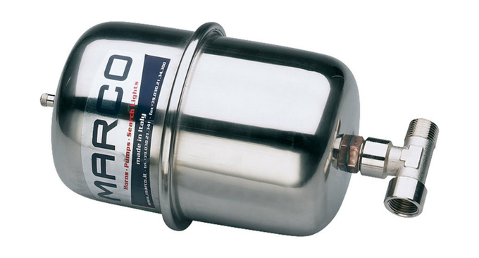 Демпфирующая емкость (напорный бак), нержавеющая сталь, 2 л