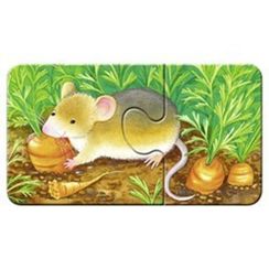 Puzzle Garden Animals 9x2 pcs