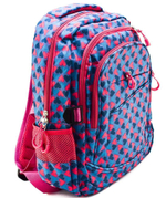 Рюкзак школьный 38*25*12см, абстракция, 2отдел+карман, 2бок.кармана