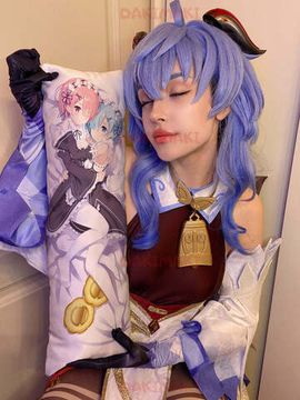 Мини дакимакура Рам и Рем из Re:Zero. Жизнь с нуля в альтернативном мире арт. M0791, 60х20 см