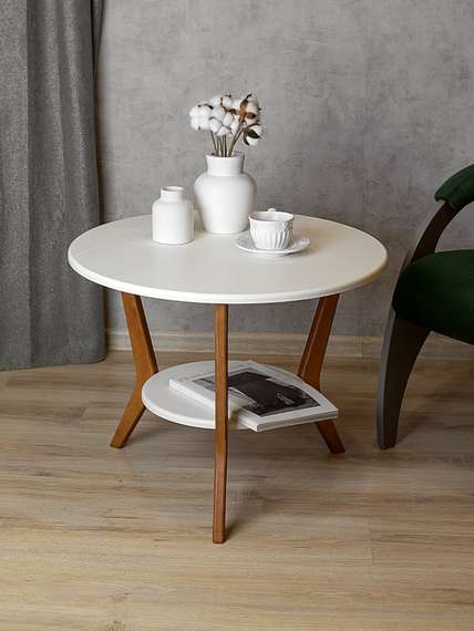 Стол журнальный BeautyStyle 13 белый/бук