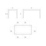 Обеденный стол MAVIS MVT23