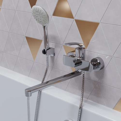 Смеситель для ванны и умывальника 30k MIXLINE ML21-02 "Elegant"