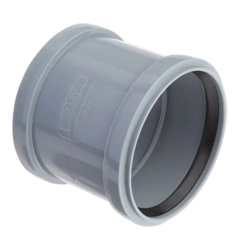 Муфта надвижная ремонтная (без перегородки) ВК ПП 110, короб, серый,РТП (65/1)