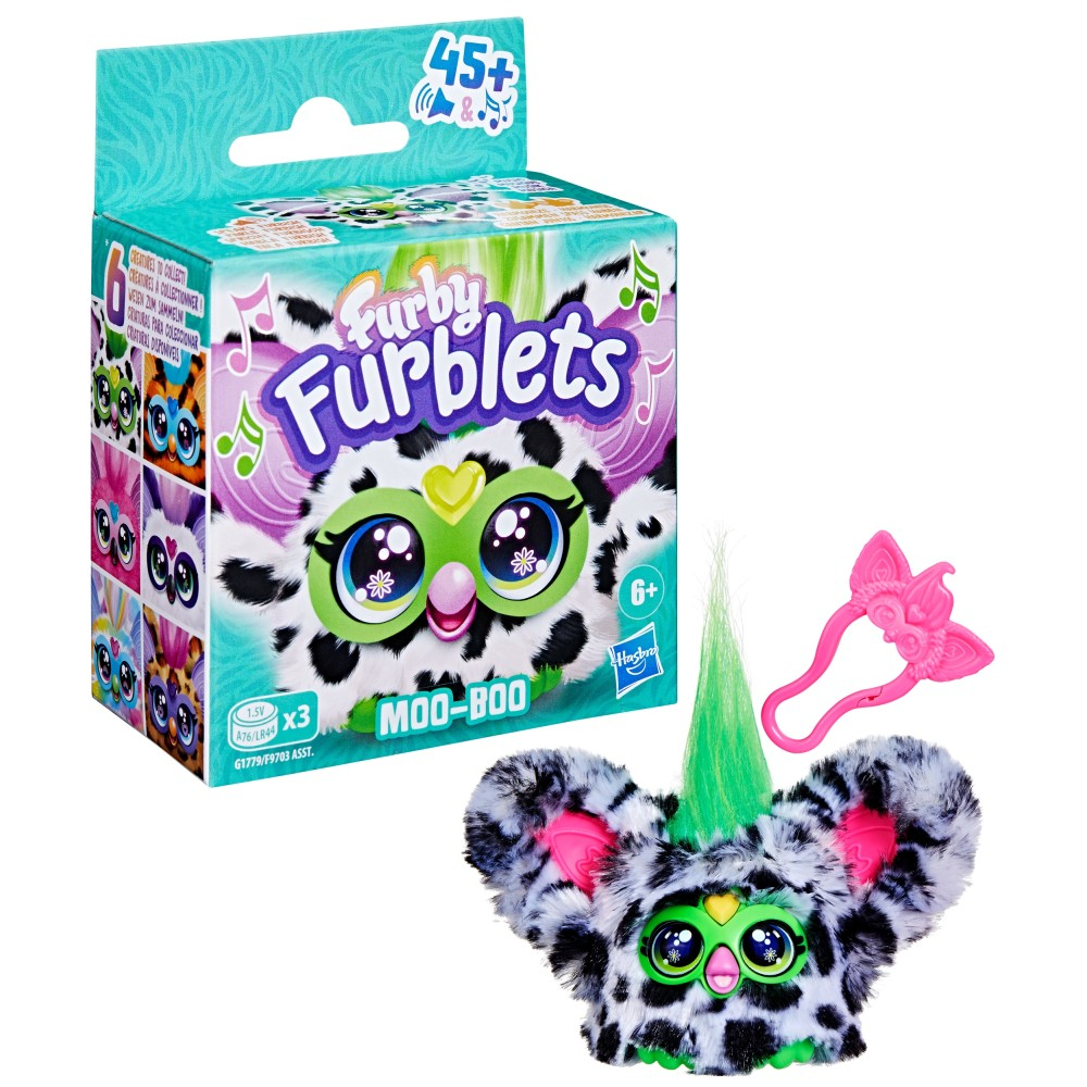 Интерактивная мягкая игрушка Hasbro Furby Furblets G1779 Му-Бу Коровка G1779 — фото 1
