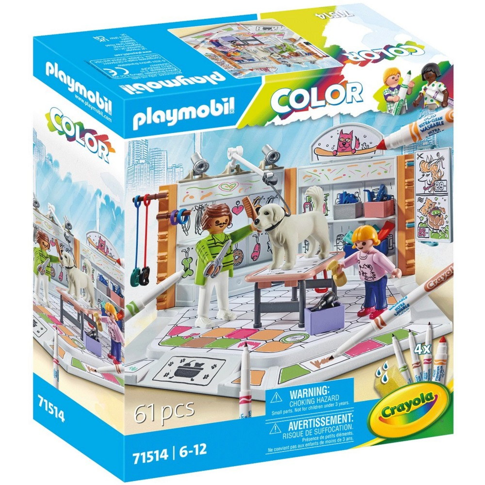 Playmobil Color 71514 Салон для собак 61 деталь — фото 1