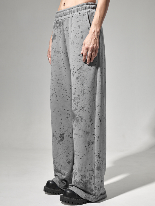 Джоггеры с окрашиванием "Фонарный столб". Серые