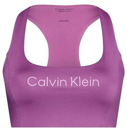 Теннисный бюстгальтер Calvin Klein Medium Support Sports - amethyst
