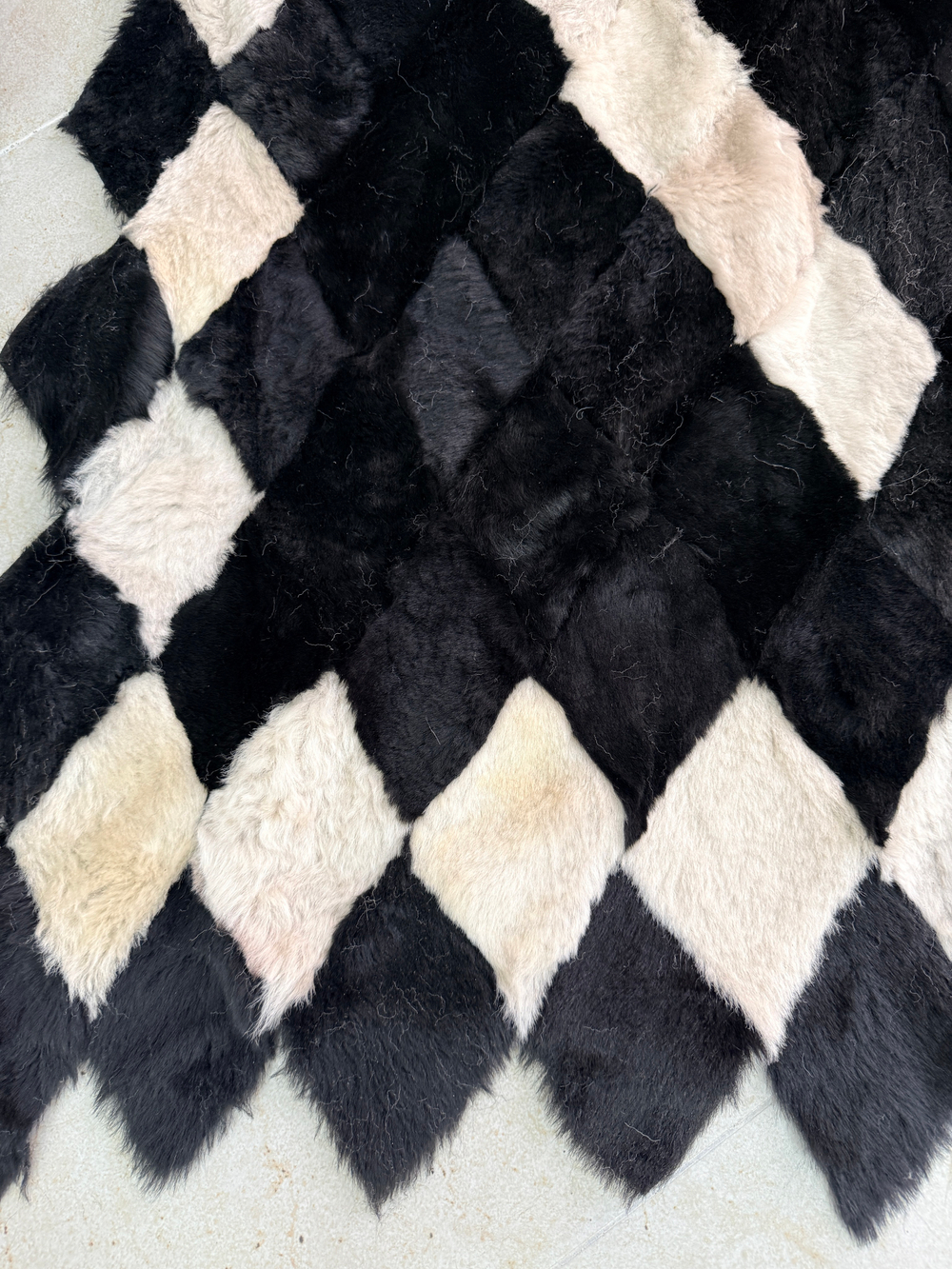 Покрывало меховое ковер из шкуры овчины