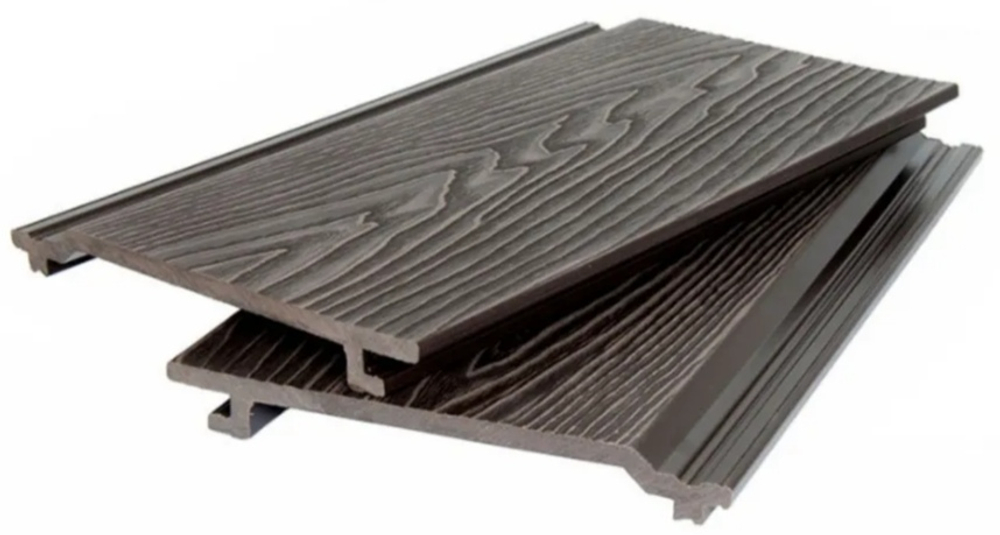 Фасадная панель ДПК 3D Венге Текстурированная 157*20*3000мм 0,471м2