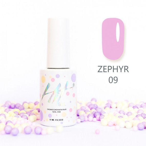 Гель-лак ТМ &quot;HIT gel&quot; №09 Zephyr, 9 мл