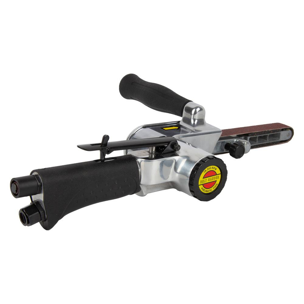 Ленточная пневмошлифмашина в наборе с консолями 6-10-13-20х457 мм BYEMAX BM-6Z-6201K