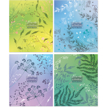 НОВИНКА! Тетрадь общая 48 листов на скрепке "Нежные паттерны"