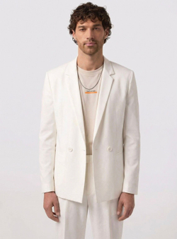 Мужской костюм оверсайз (белый) А61