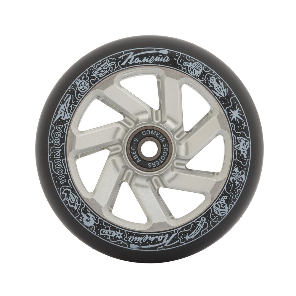 Колеса для самоката Комета Вортекс Черный / Серый