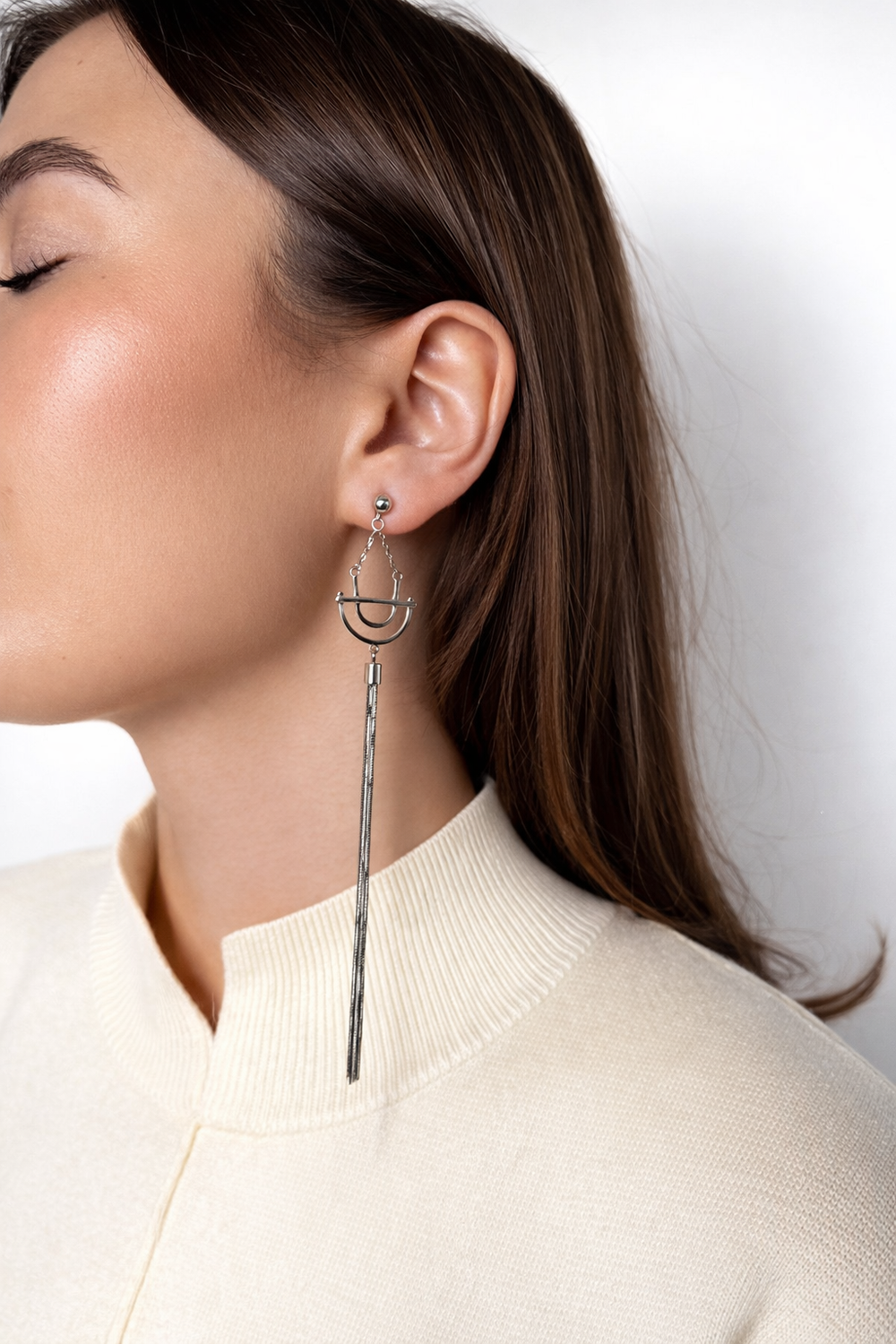 Серьги - пусеты "Весы"