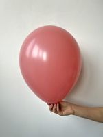 S Шар пастель 12'' / 30 см №9 розовое дерево (пудровый) (БГ-17)