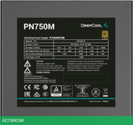 Блок питания DeepCool PN750M (R-PN750M-FC0B-EU)