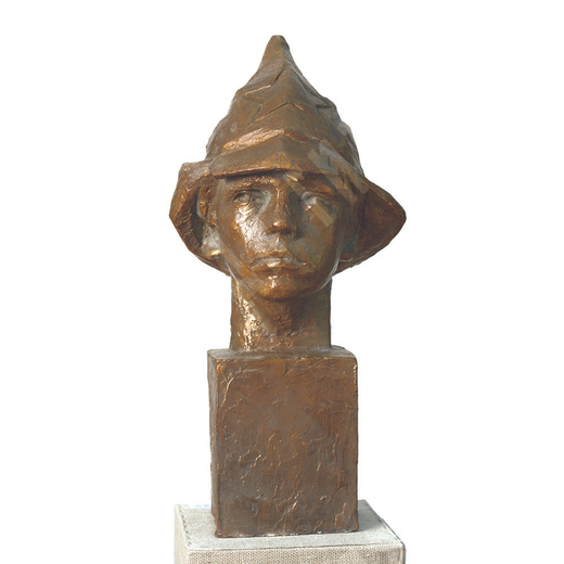 Динес Ю. С. «Орлёнок». Бронза, литьё. Москва, СССР, 1957 г.