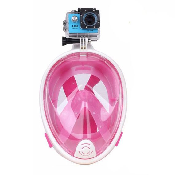 Полнолицевая маска Free Breath S-M Розовая