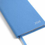 Smythson Ежедневник 2026 Panama Weekly Diary with Pocket, Navy