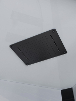 Душевая кабина BelBagno UNO-CAB-A-1-NERO 90x90 стекло прозрачное/профиль черный матовый