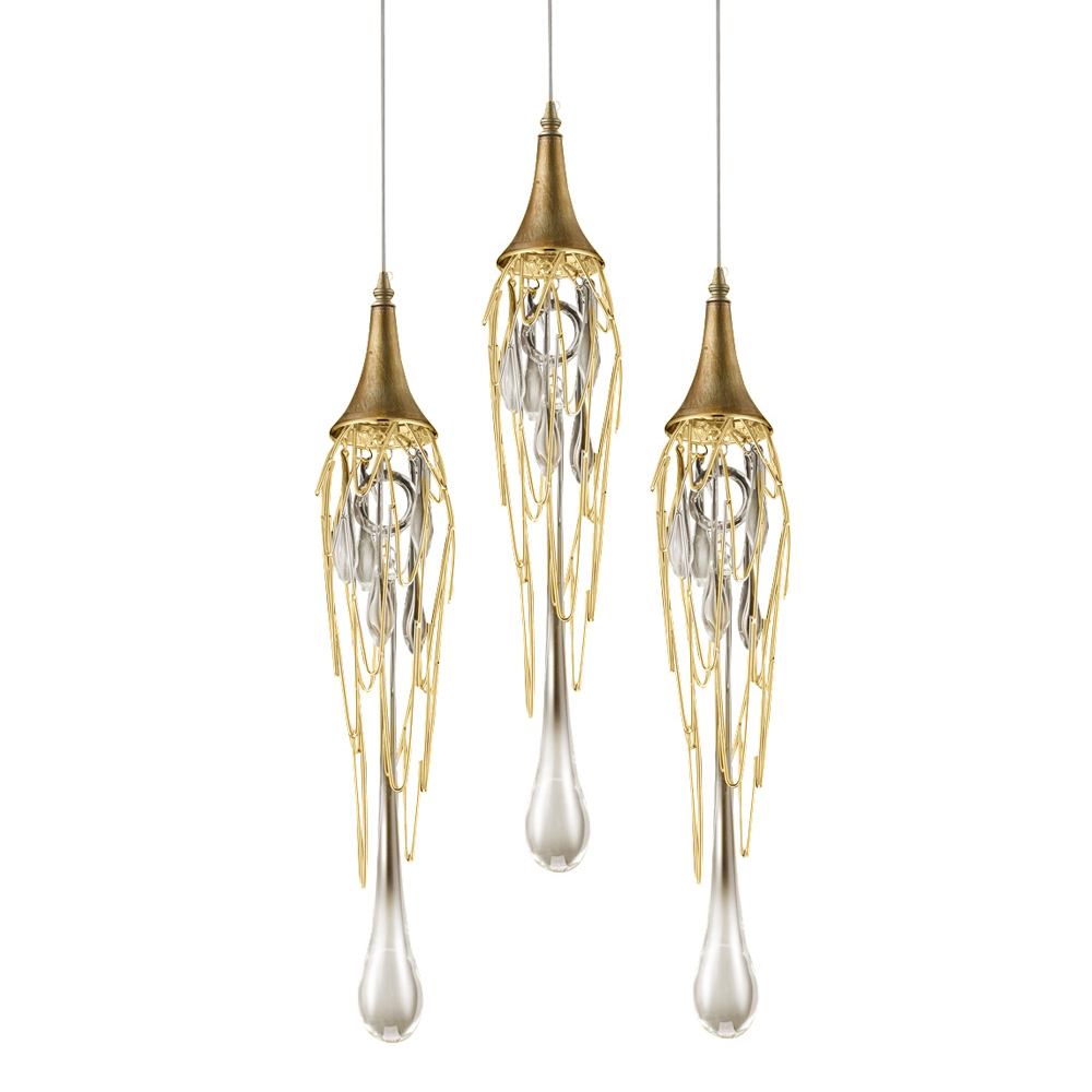 Подвесной светильник Goddess Tears 3R gold
