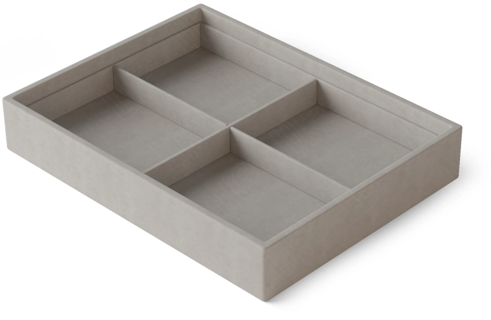 Планшет для украшений кварц 4 ячейки