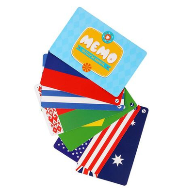 Мемо "Флаги (Мир). Актив time" 28 карточек (Т-Ц)