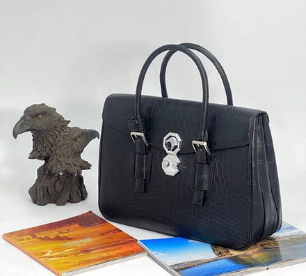 Портфель Stefano Ricci из кожи крокодила