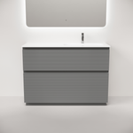 Тумба напольная Sancos Folk Floor правая 1190х445х850, c двумя ящиками оснащенными доводчиками, Ergraut soft, арт.FL120FRES