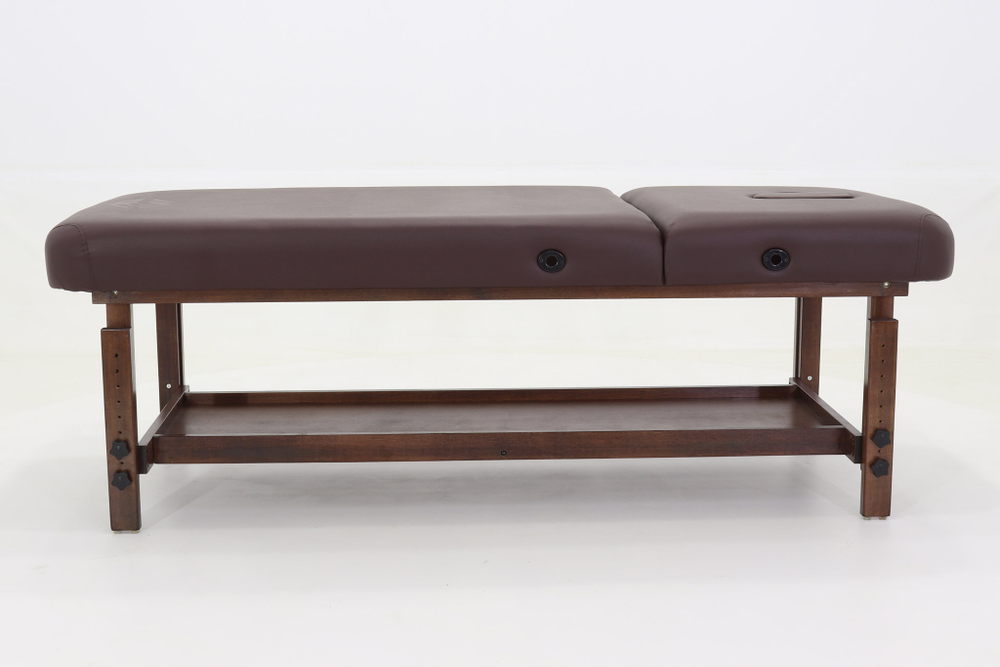 Массажный стол стационарный Med-Mos FIX-1A (SW2.31.10) мягкий, Коричневый