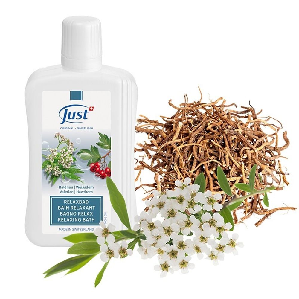 Пена для ванны JUST Relaxbad Valerian Hawthorn