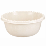 Миска 1,8л круглая, белый ротанг