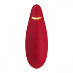Стимулятор клитора бесконтактный Womanizer Premium, красный/золотой