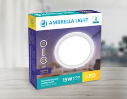 Ambrella Встраиваемый светодиодный светильник Даунлайт Downlight 300154