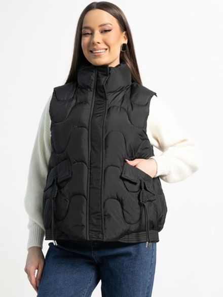 Жилет утепленный Фрия (черный) Б15290-4М LT Collection