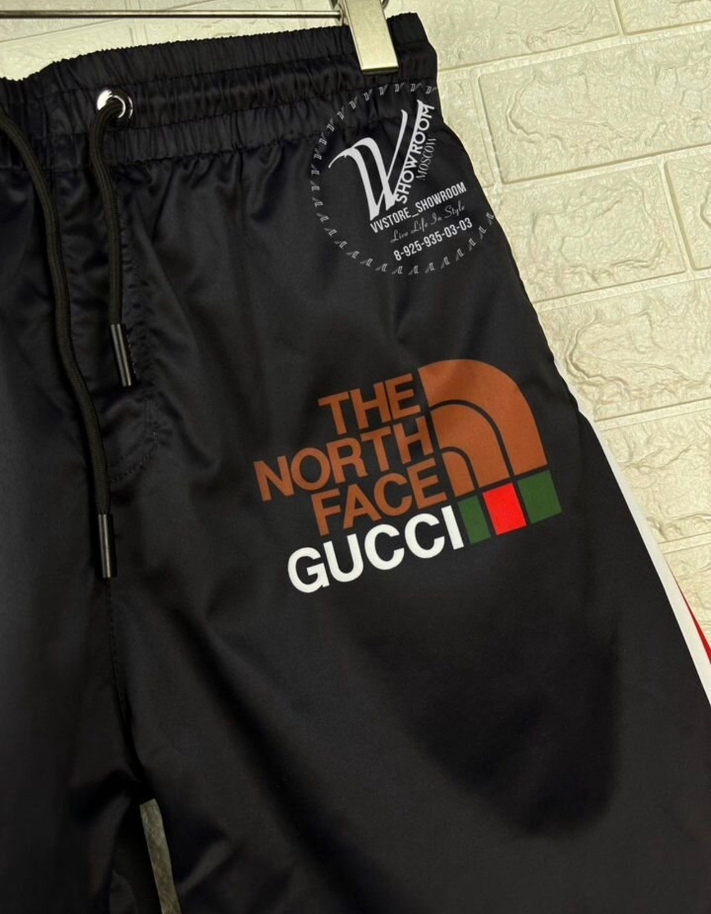 Шорты плавательные North Face & Gucci