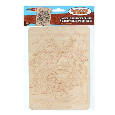 Доска для выжигания "Лев" DVLV-130352 (Мультиарт)