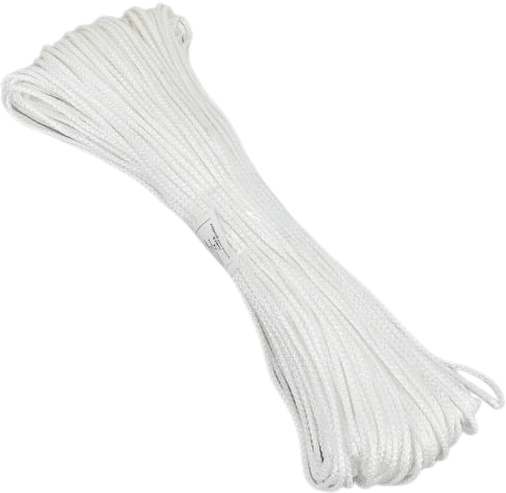 Фал комбинированный п/э-п/п, белый 6 мм 25м