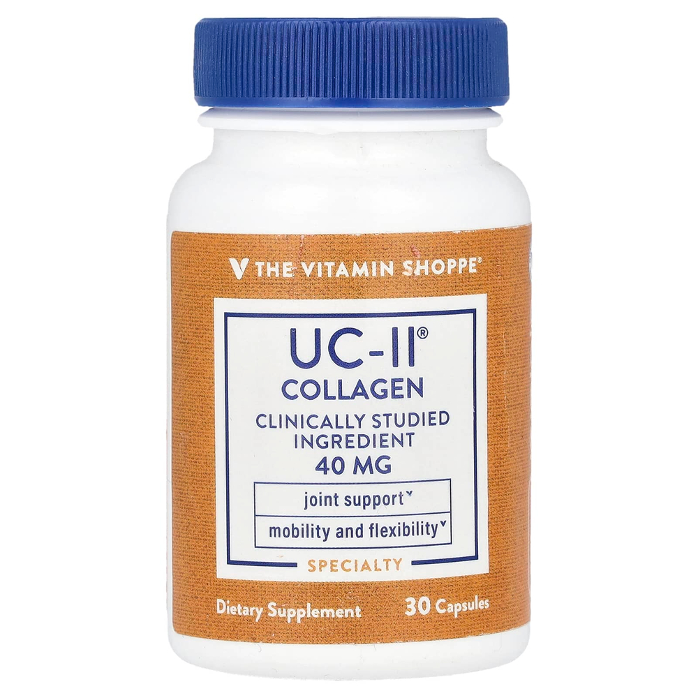 The Vitamin Shoppe, UC-II® Collagen, 40 мг, 30 капсул