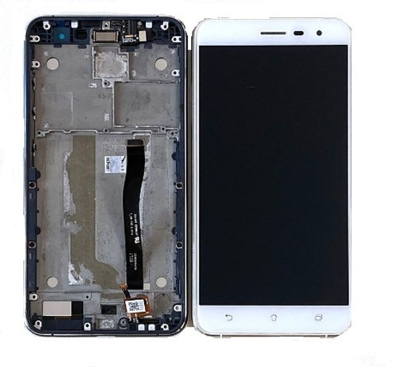 Дисплей для Asus ZE552KL в сборе с тачскрином на рамке (White)