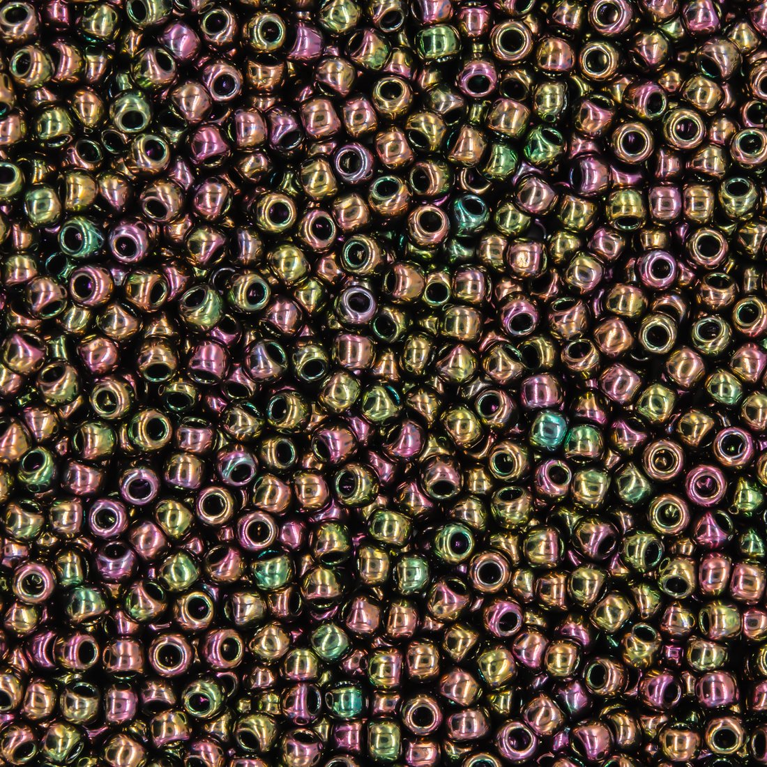 Японский бисер TOHO Round 11/0 (№509), металлизированный, непрозрачный глянцевый