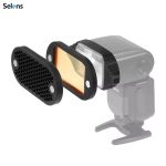 Набор фильтров для вспышки Selens Diffuser Reflector гелевые фильтры + соты