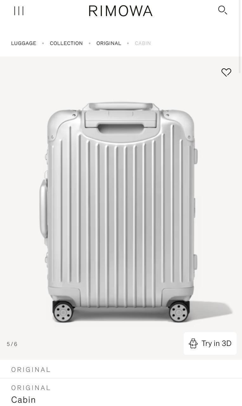 Чемодан Rimowa